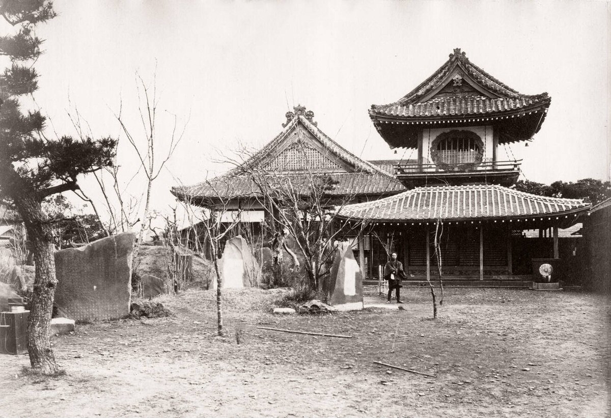 Shorodo drum tower at Nishi Monzeki in Tokyo, 1871