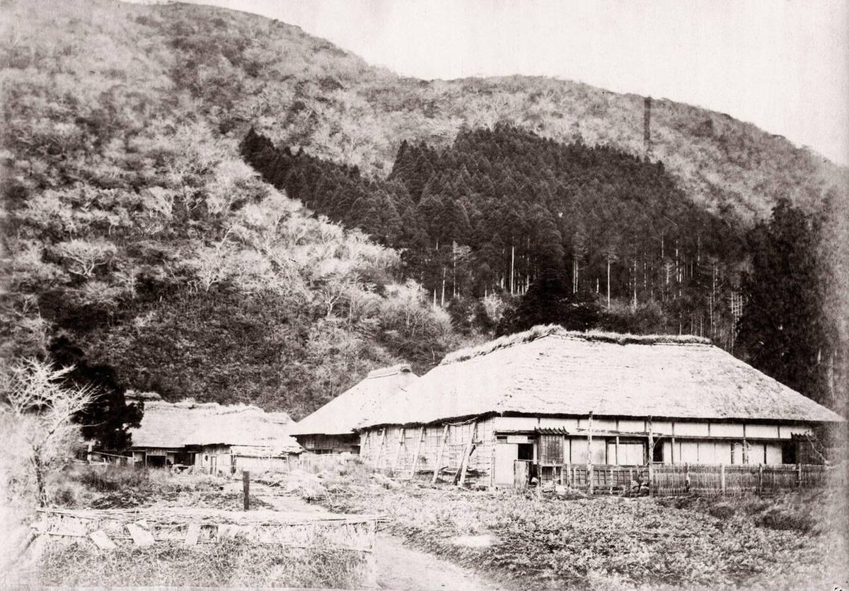 View at Ashinoyu, 1870s