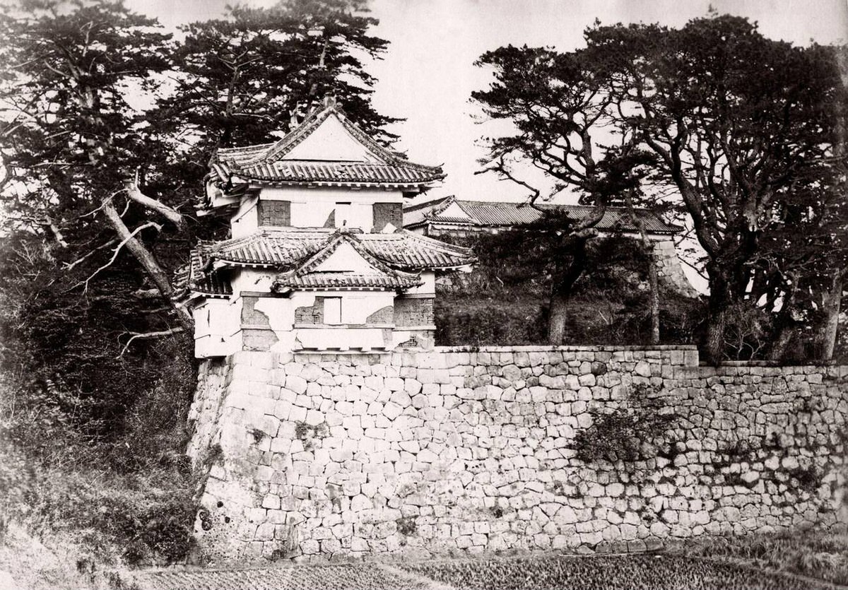 Odawara Castle, 1870s