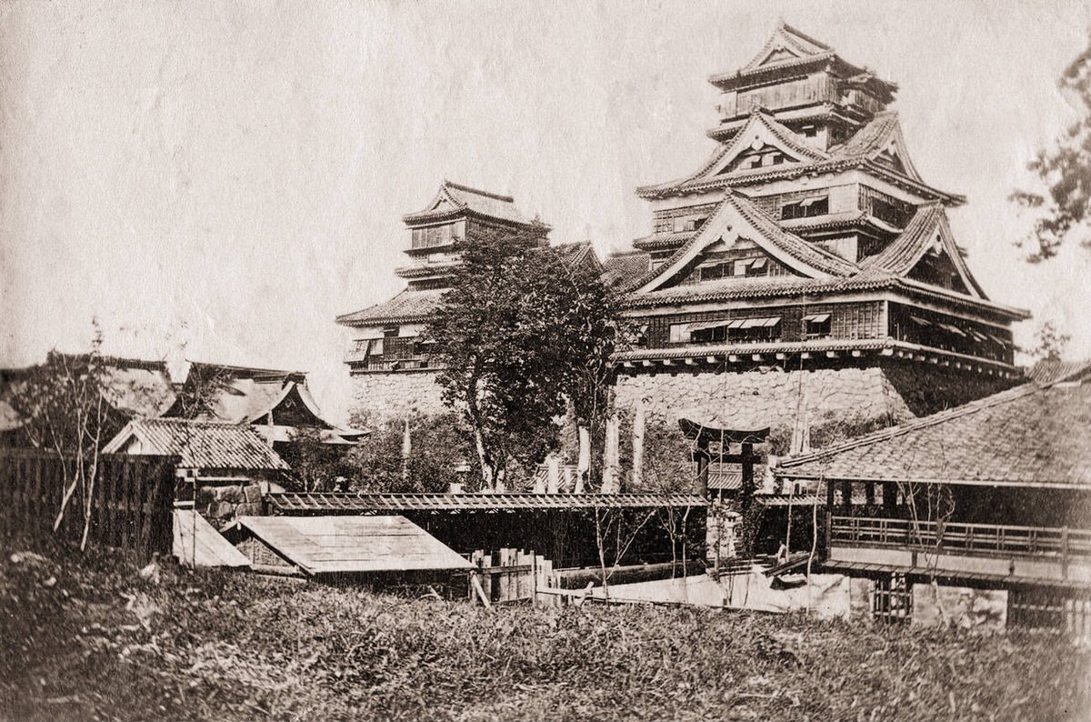 Kumamoto Castle, 1880
