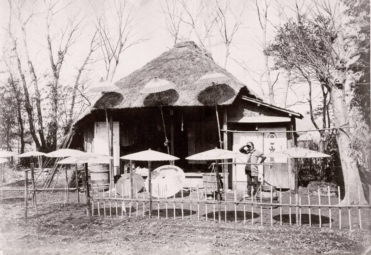 House of an umbrella maker, 1870s