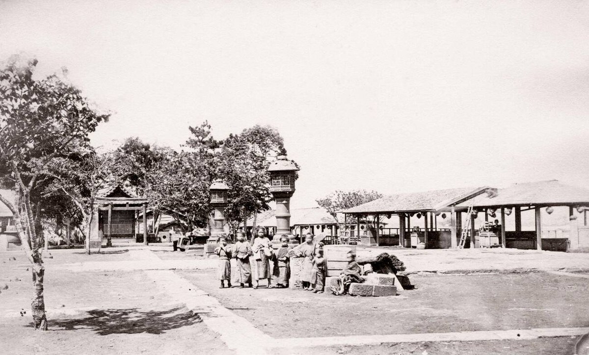 Top of Atagoyama in Tokyo, 1870s