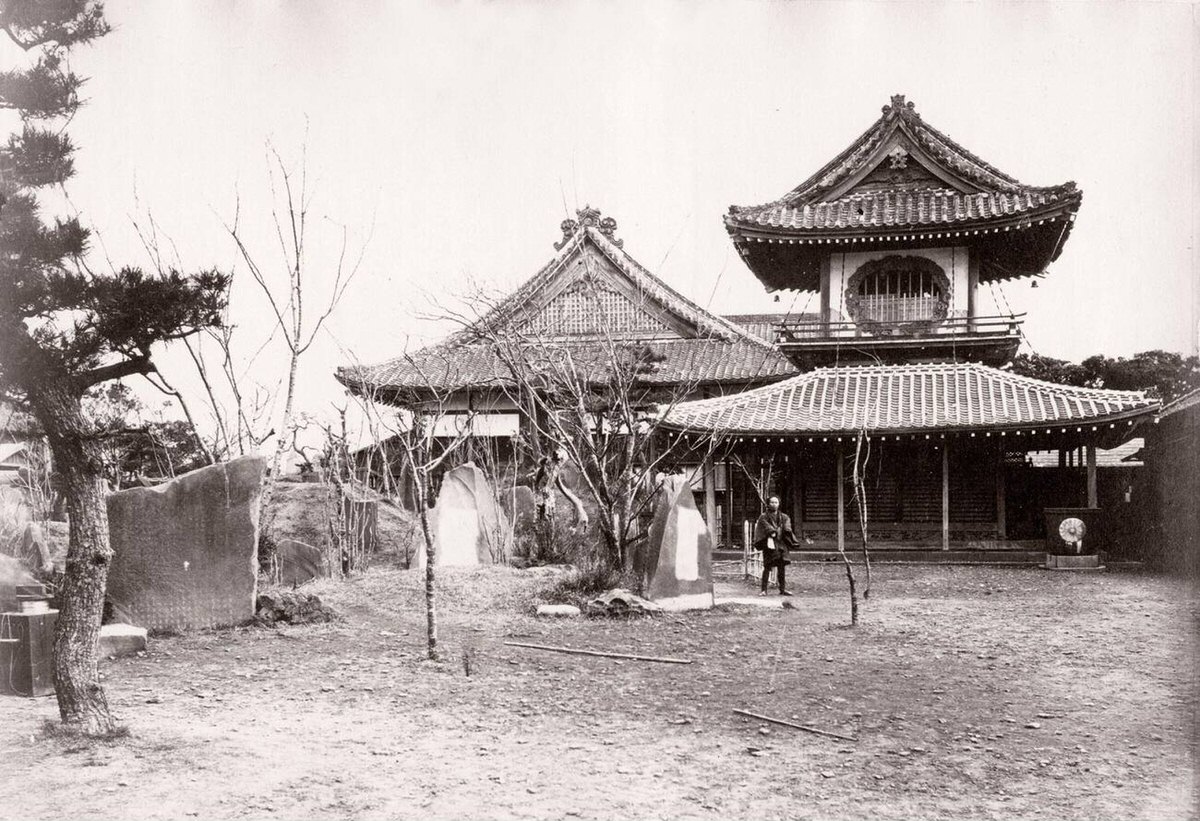 Shorodo drum tower at Nishi Monzeki in Tokyo, 1870s