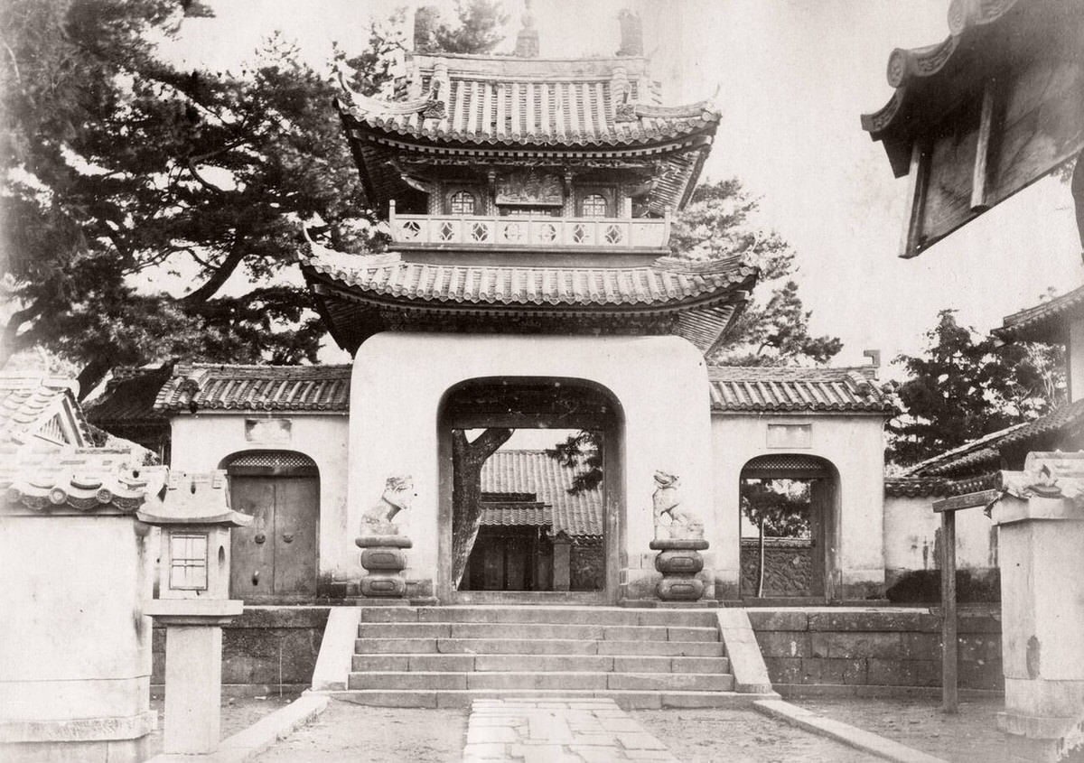 Gateway at Nagasaki, 1871