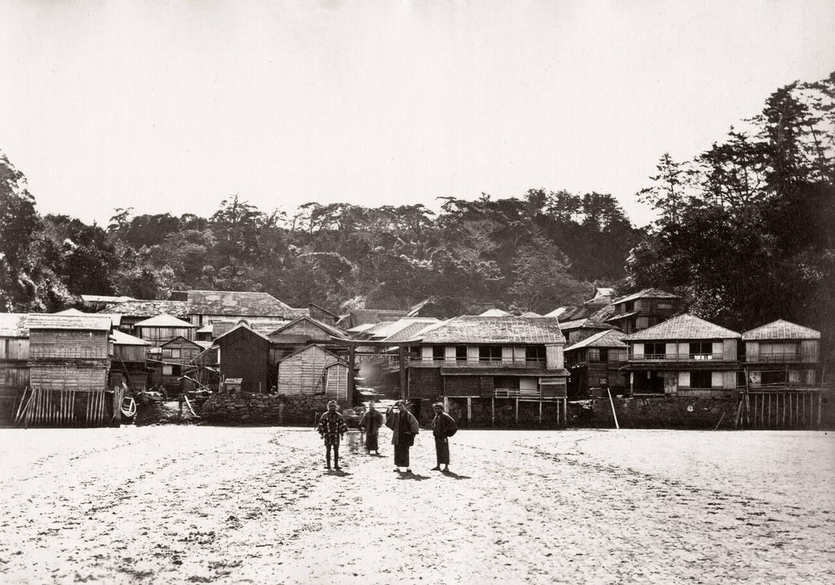 Entrance to Enoshima, 1871