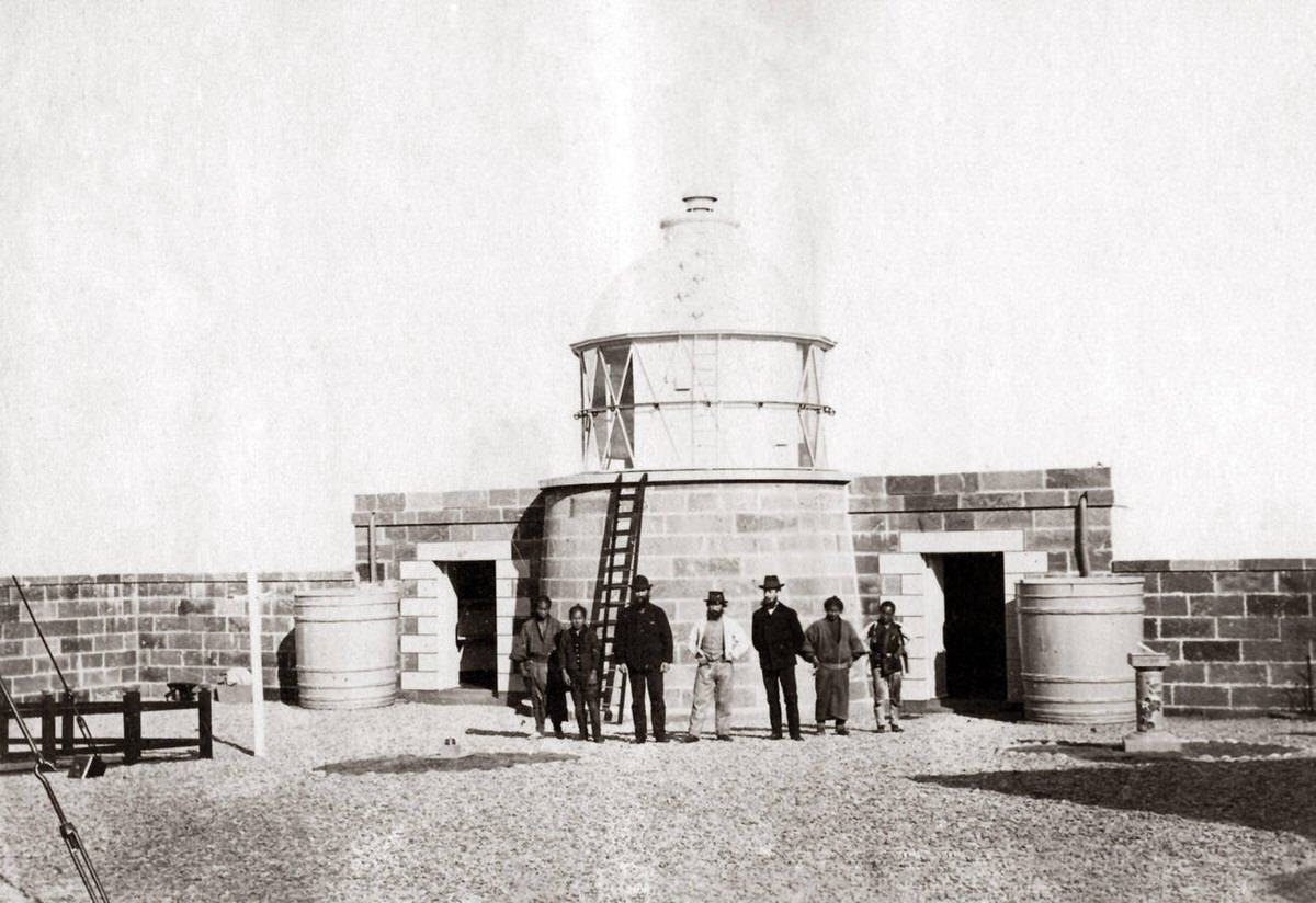 Oshima Lighthouse on the Kii Peninsula, Japan, 1870s