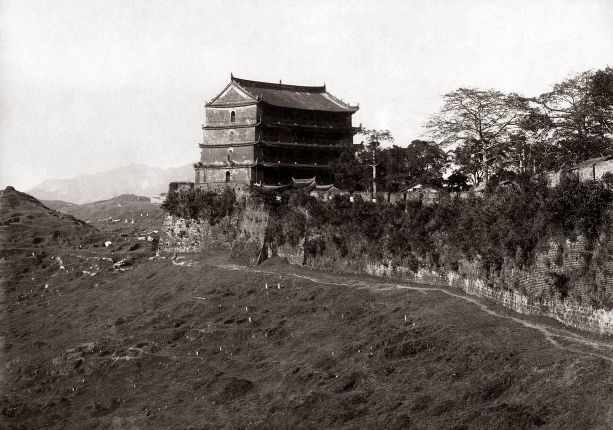 [Factually Corrected] Five-storied pagoda in Japan, 1870s