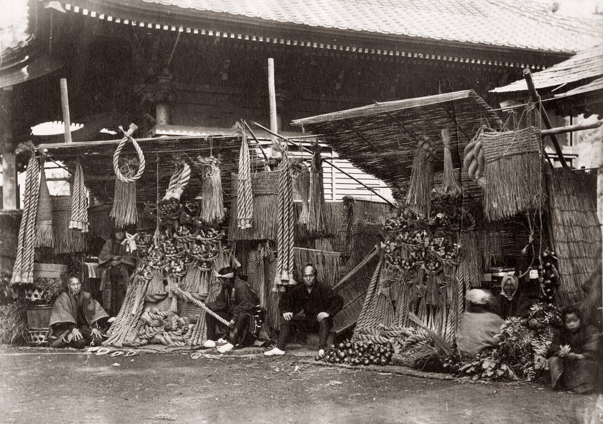 Rope maker in Kazariya, 1871