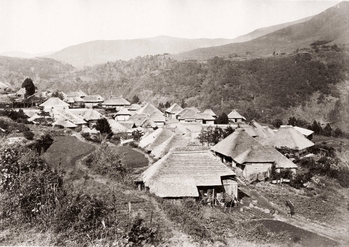 Village of Miyanoshita, 1871