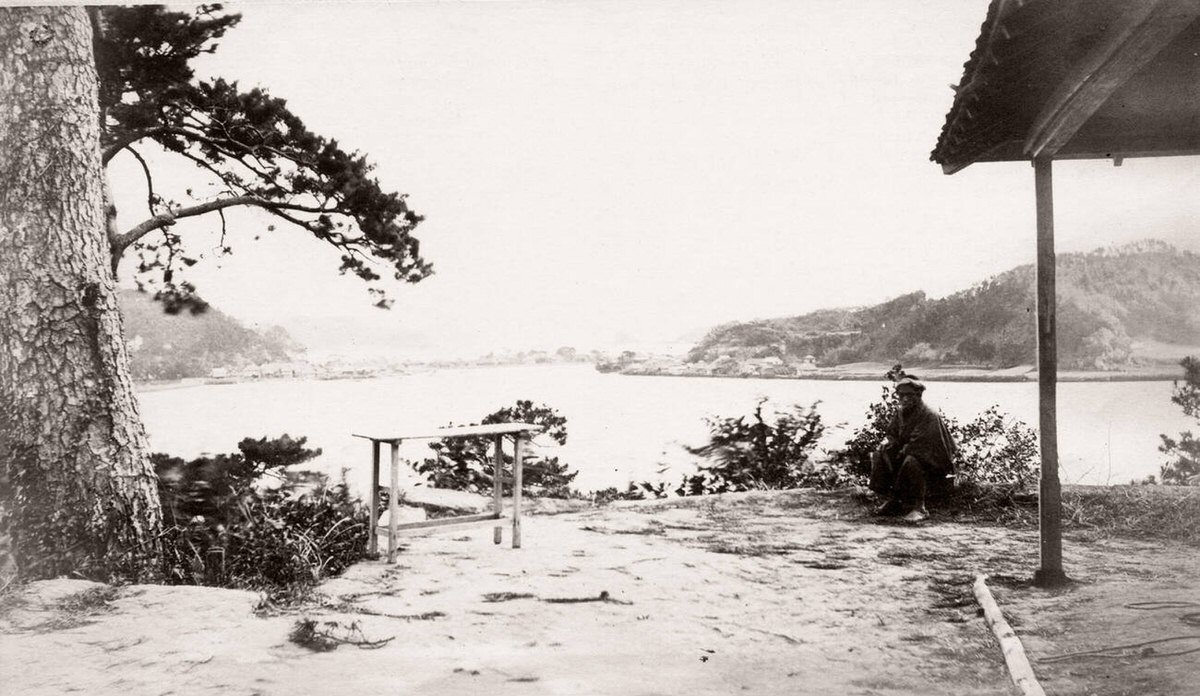View from the Belvedere in Kanazawa, 1871