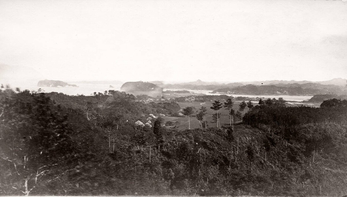 View of the road to Kanazawa, 1871
