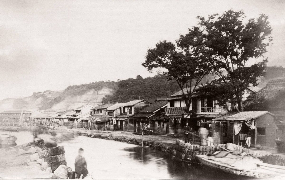 Canal at Ishikawa, Kanazawa, 1871