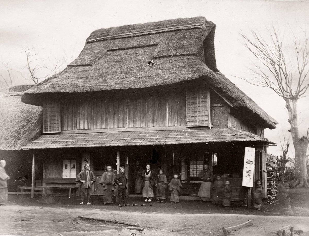 Country tea house, 1871