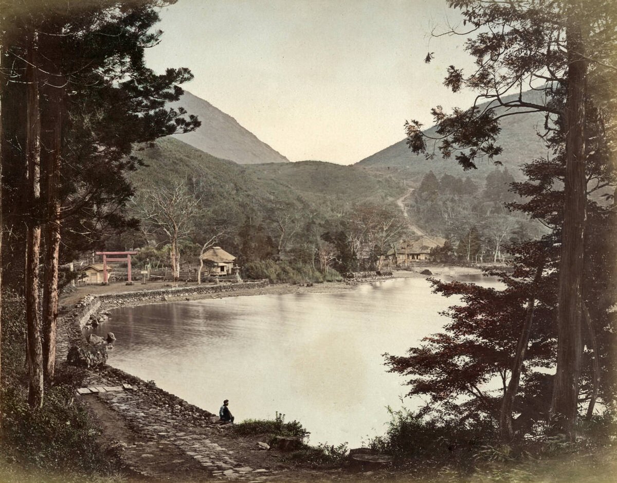 Hakone Lake, 1880s