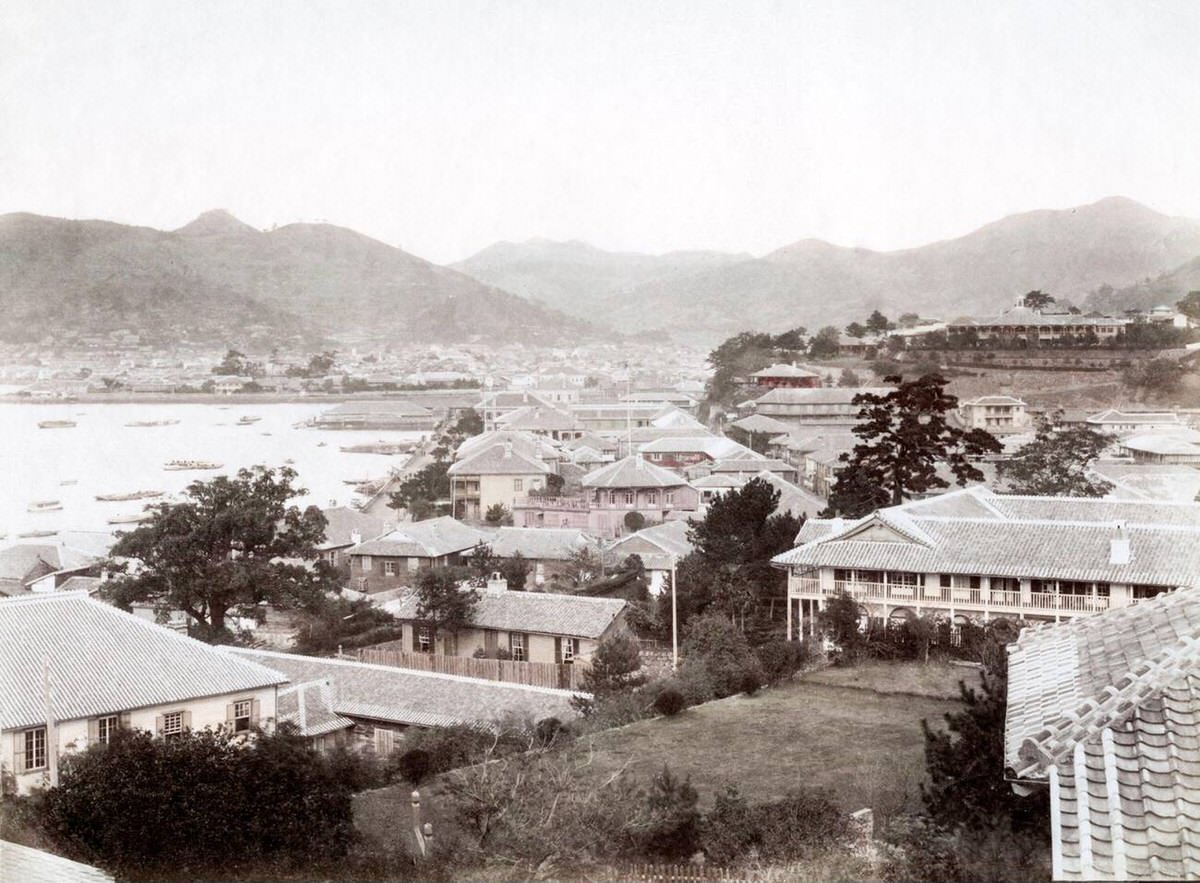 Dejima in Nagasaki, 1880s