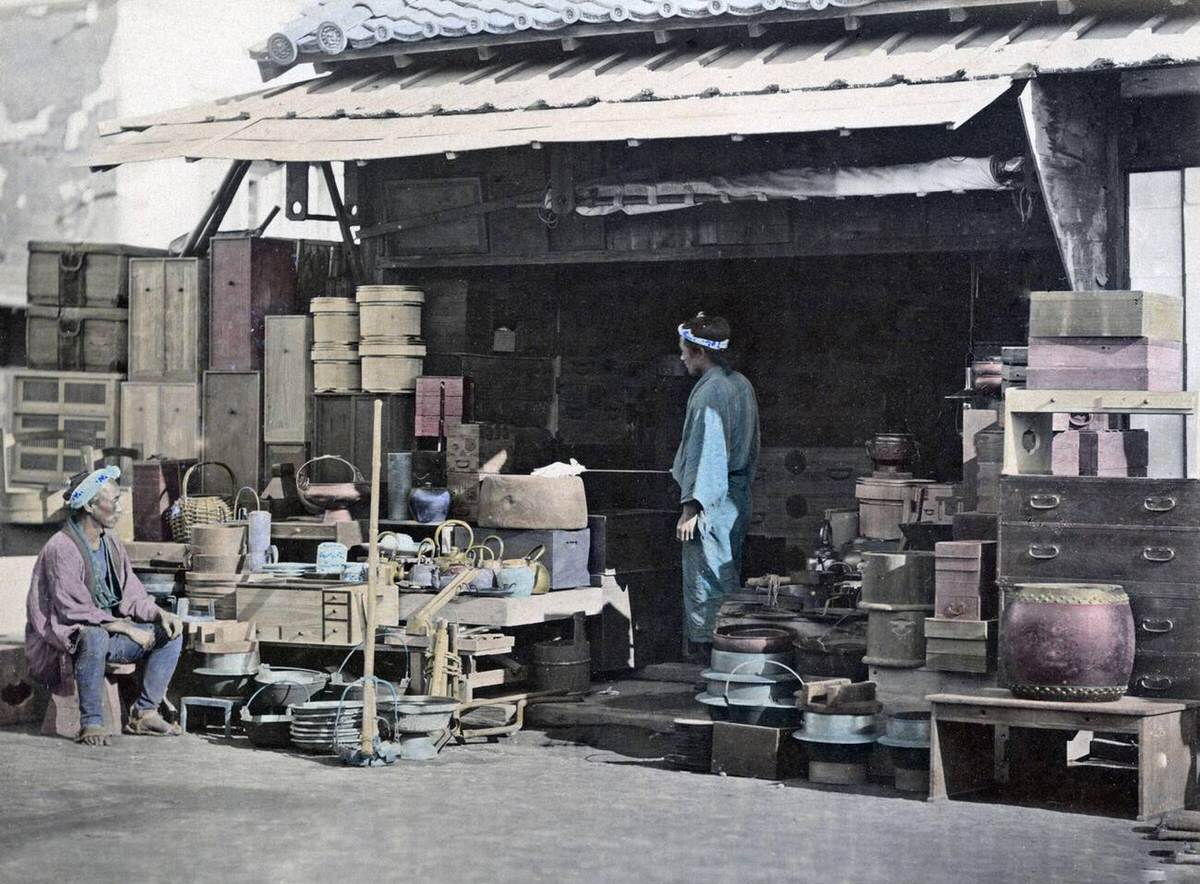 Hardware shop, 1880s