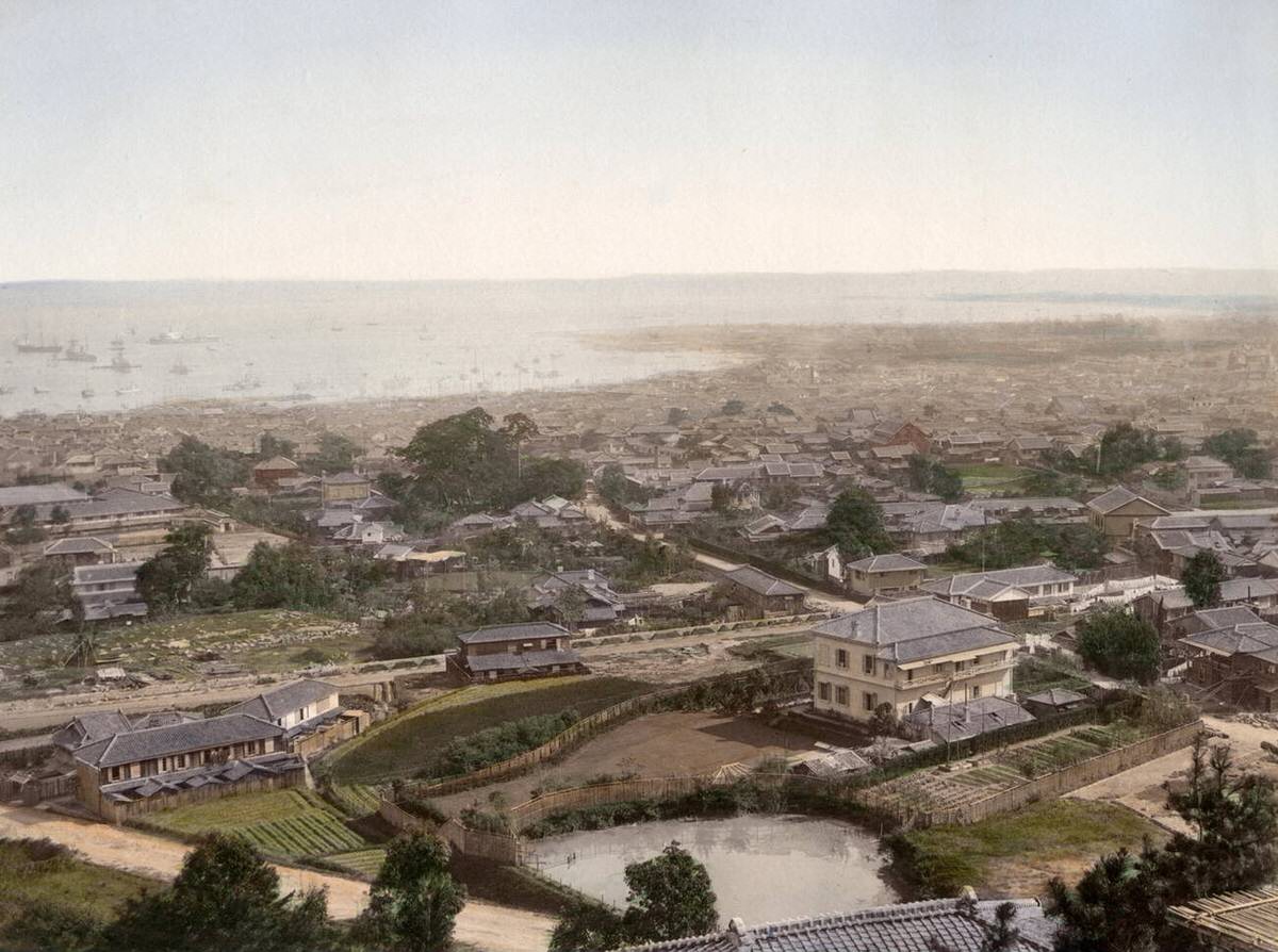 View of Kobe, 1880s