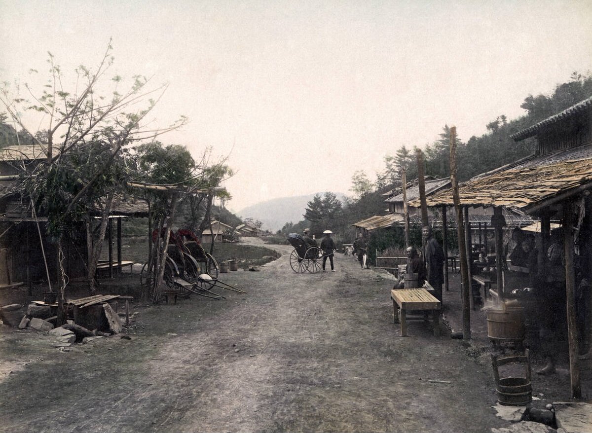 Road to Moji, 1880s