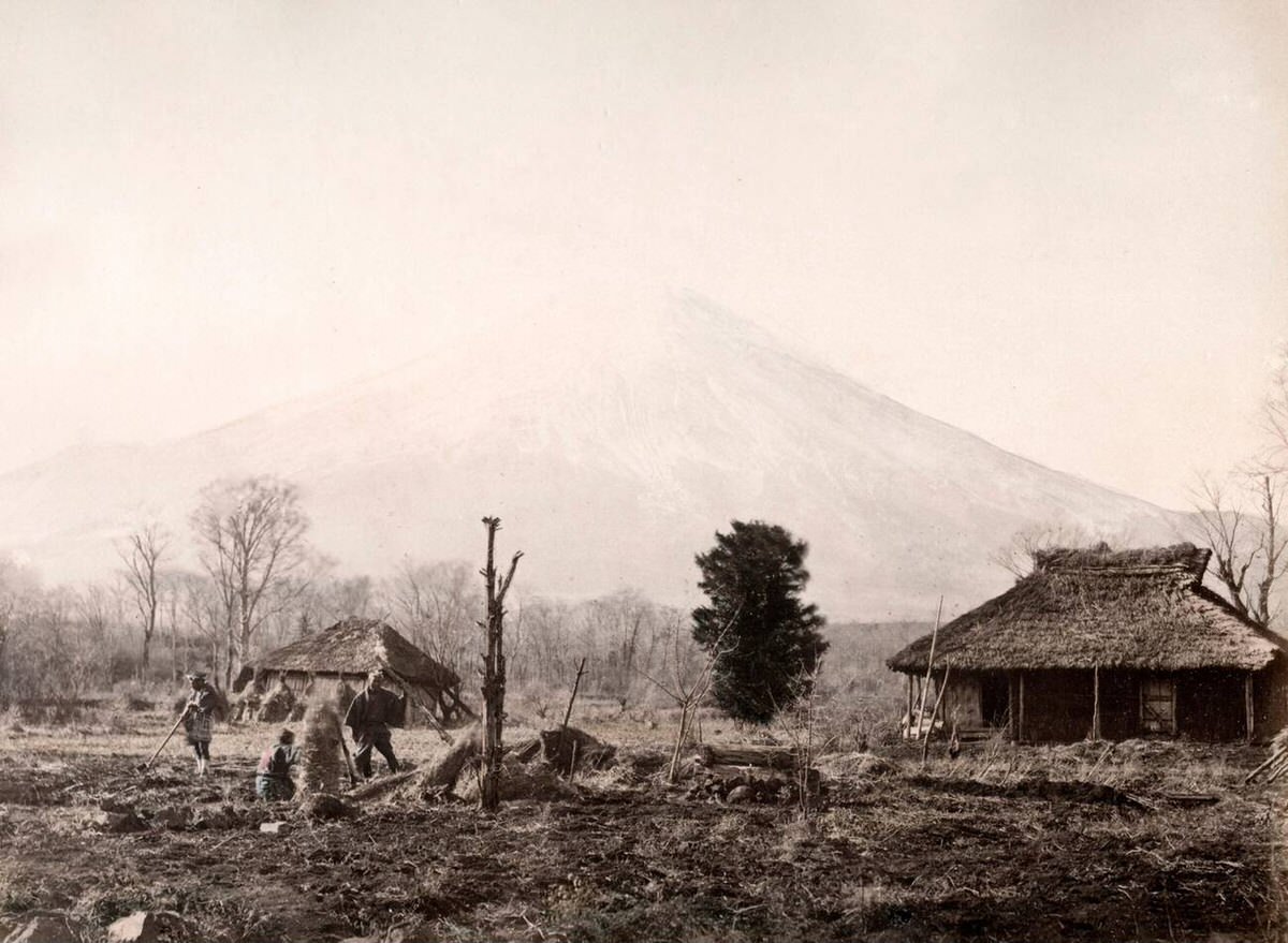 View of Mount Fuji, 1880s