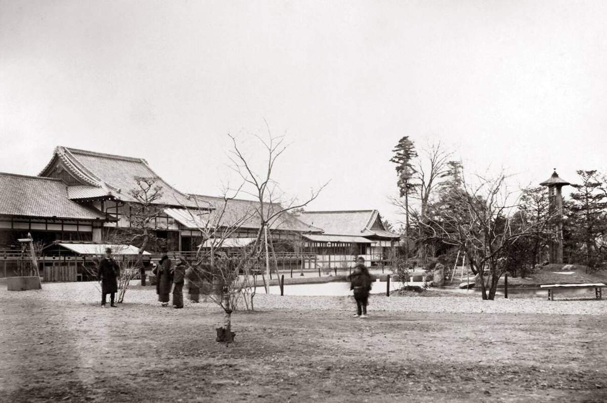 Former royal palace in Kyoto, 1880s