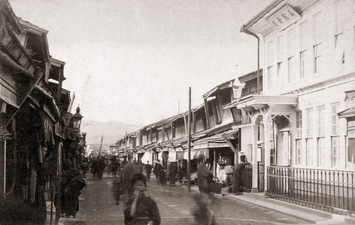 Matsue Post Office in Shirakata Honmachi, 1880