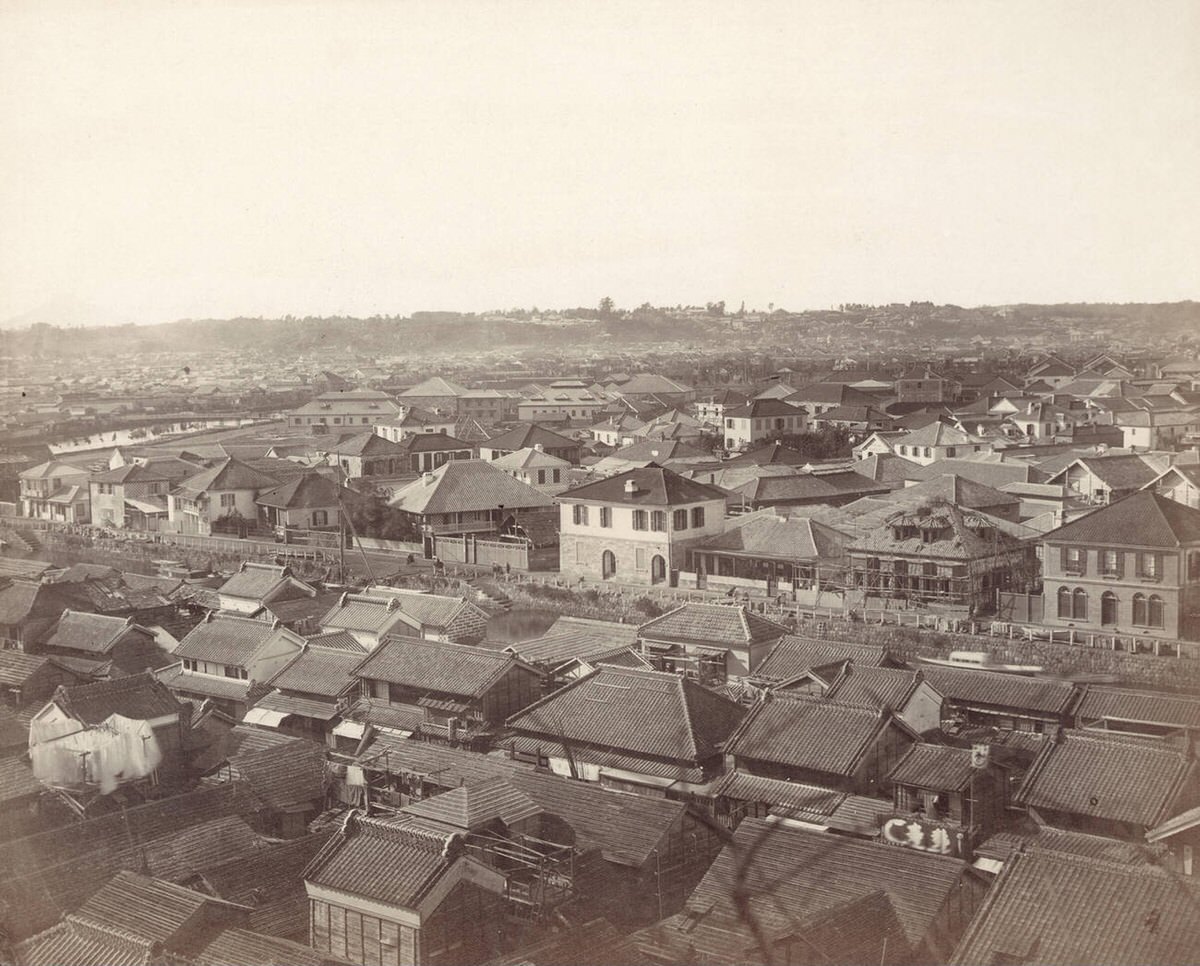 View of Yokohama, 1880