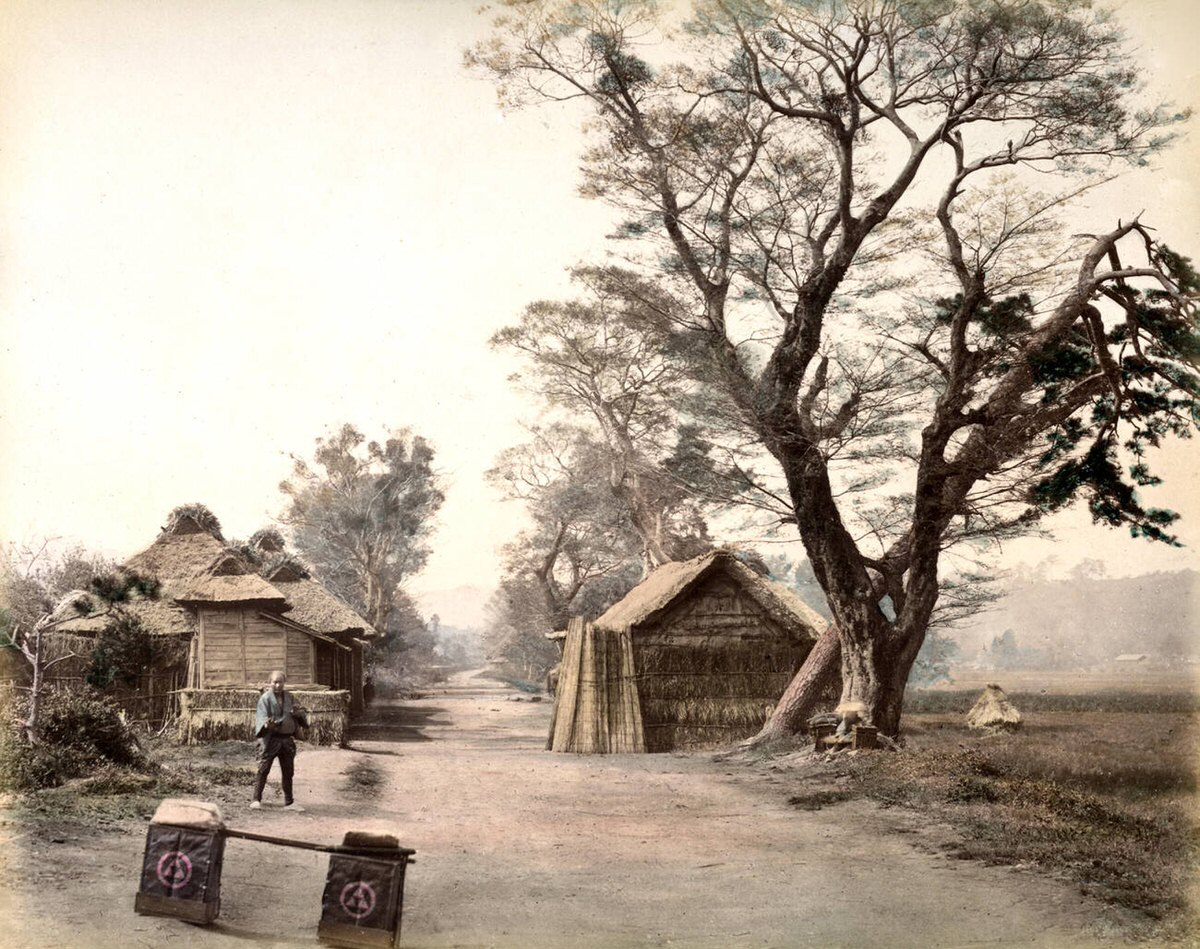 On the Tokaido road between Kyoto and Tokyo, 1885