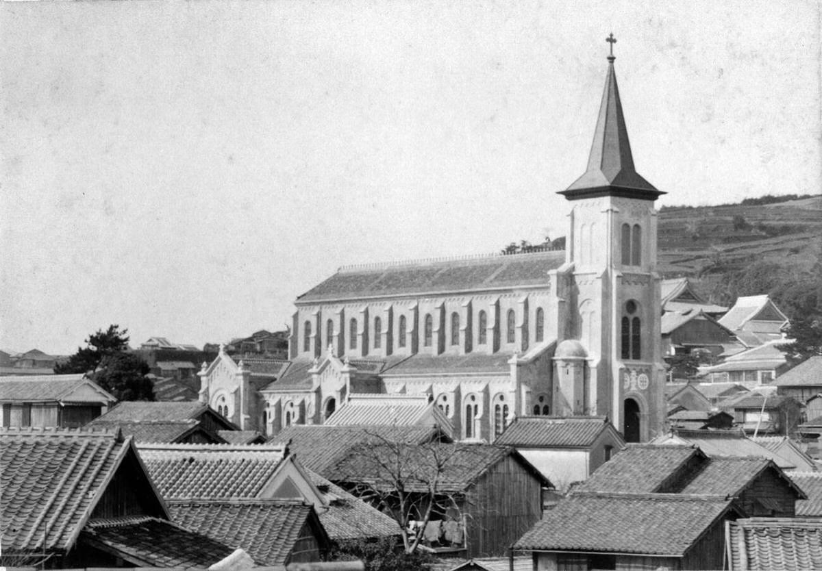 Nakamachi Church in Nagasaki, 1890s
