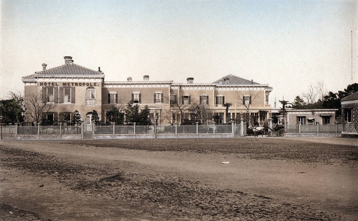 Hotel Metropole in Tsukiji, Tokyo, 1895