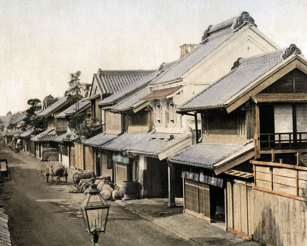 Benten Dori in Yokohama.