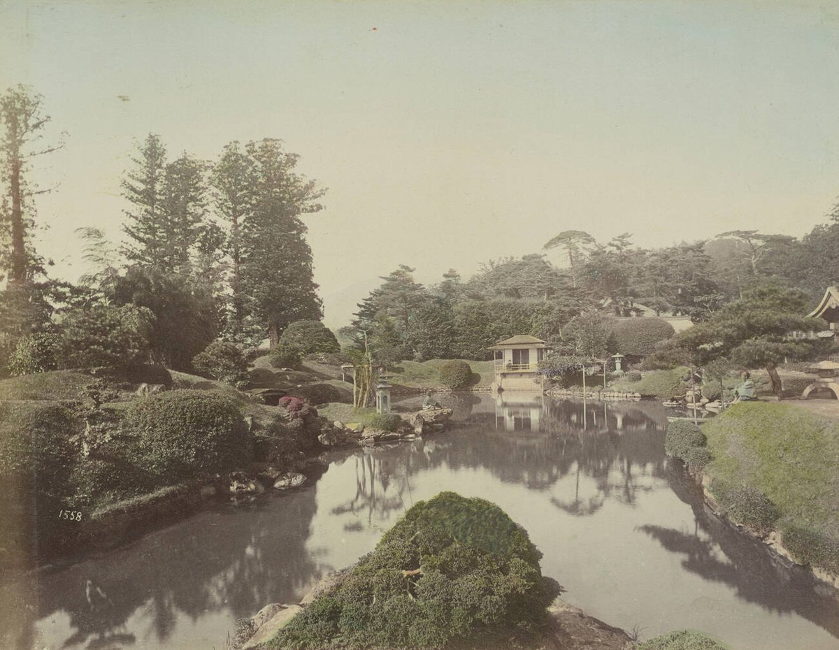 Manganji Garden in Nikko, 1890s