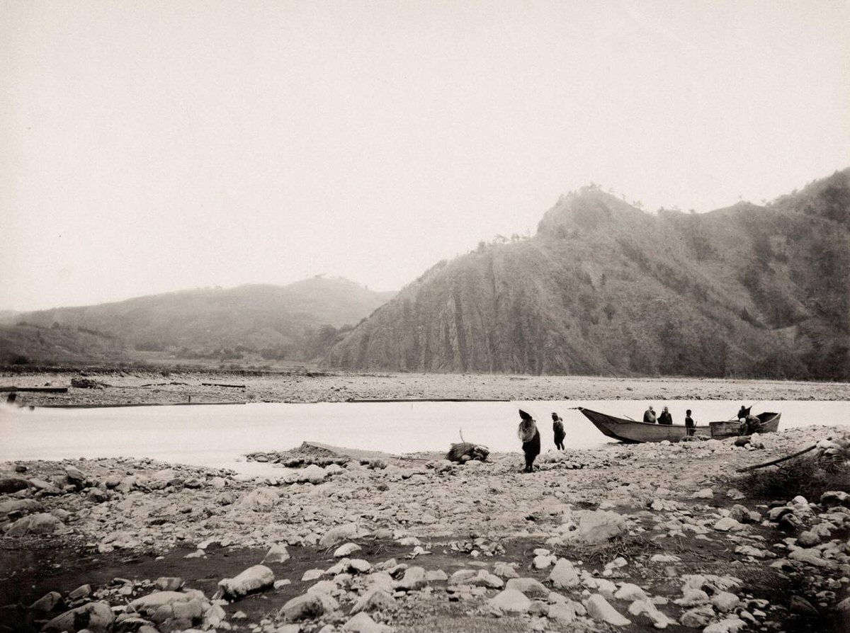 Ferry on the Fujikawa River, 1890s