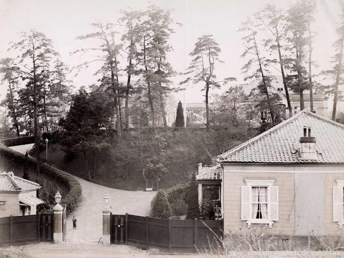 German Hospital in Yokohama, 1890s