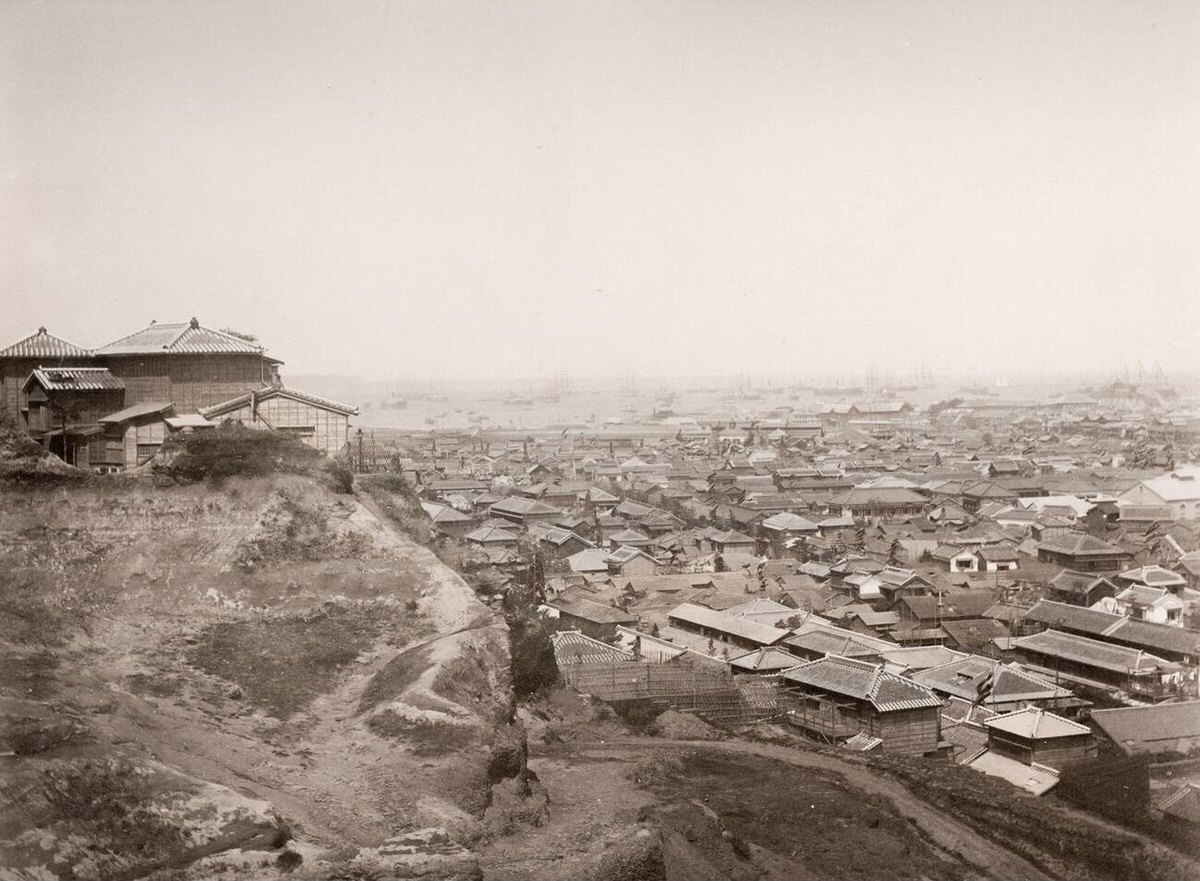 View of Yokohama and the bay, 1890s