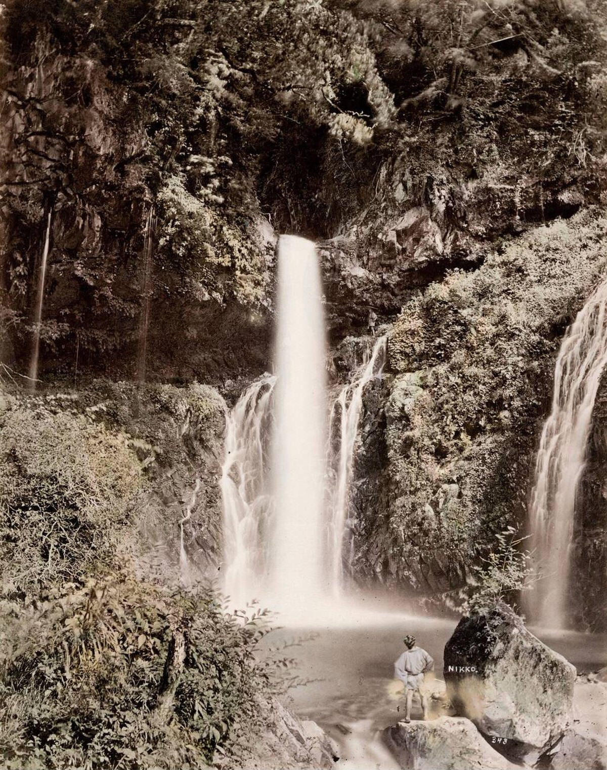 Urami Waterfall in Nikko, 1890s