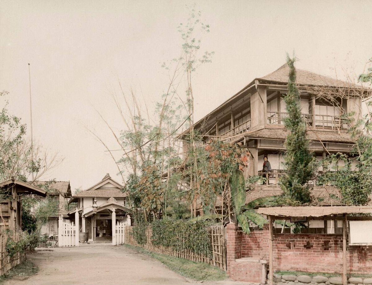 Ote Hotel in Isobe, 1890s