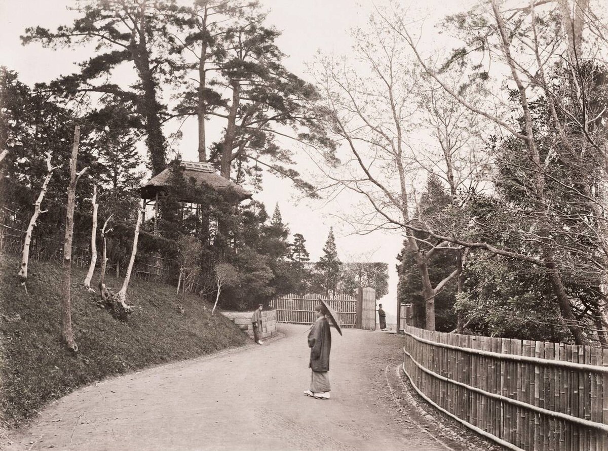 View on The Bluff in Yokohama, 1890s
