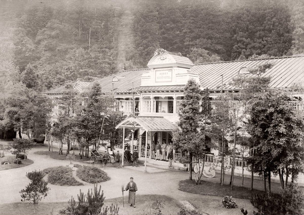 Exterior of the Nikko Hotel, 1890