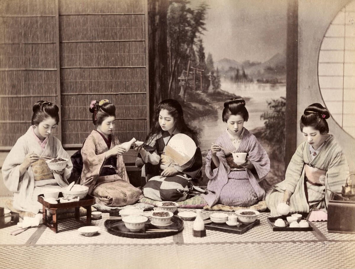 Portrait of a young Japanese woman, 1890