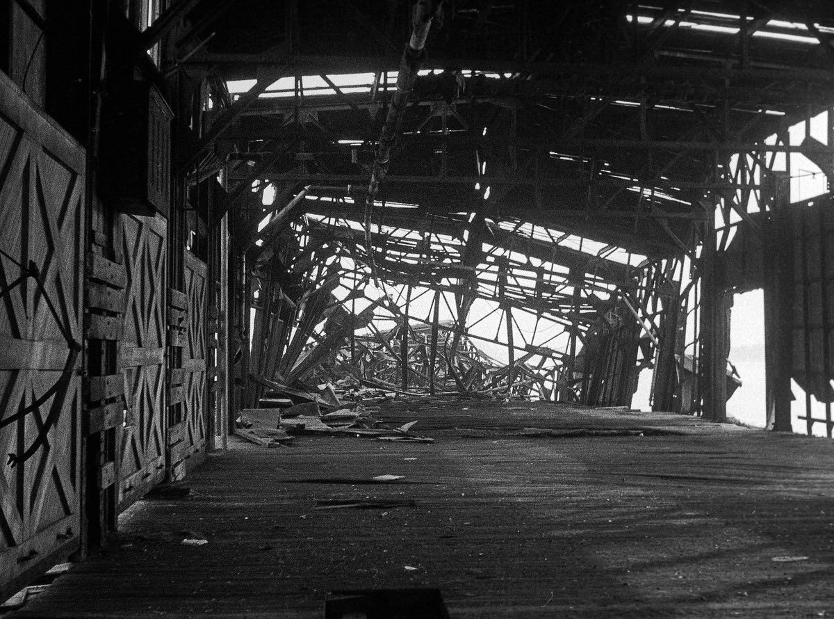 Abandoned pier near the New Jersey Central Railroad terminal in Jersey City, 1975