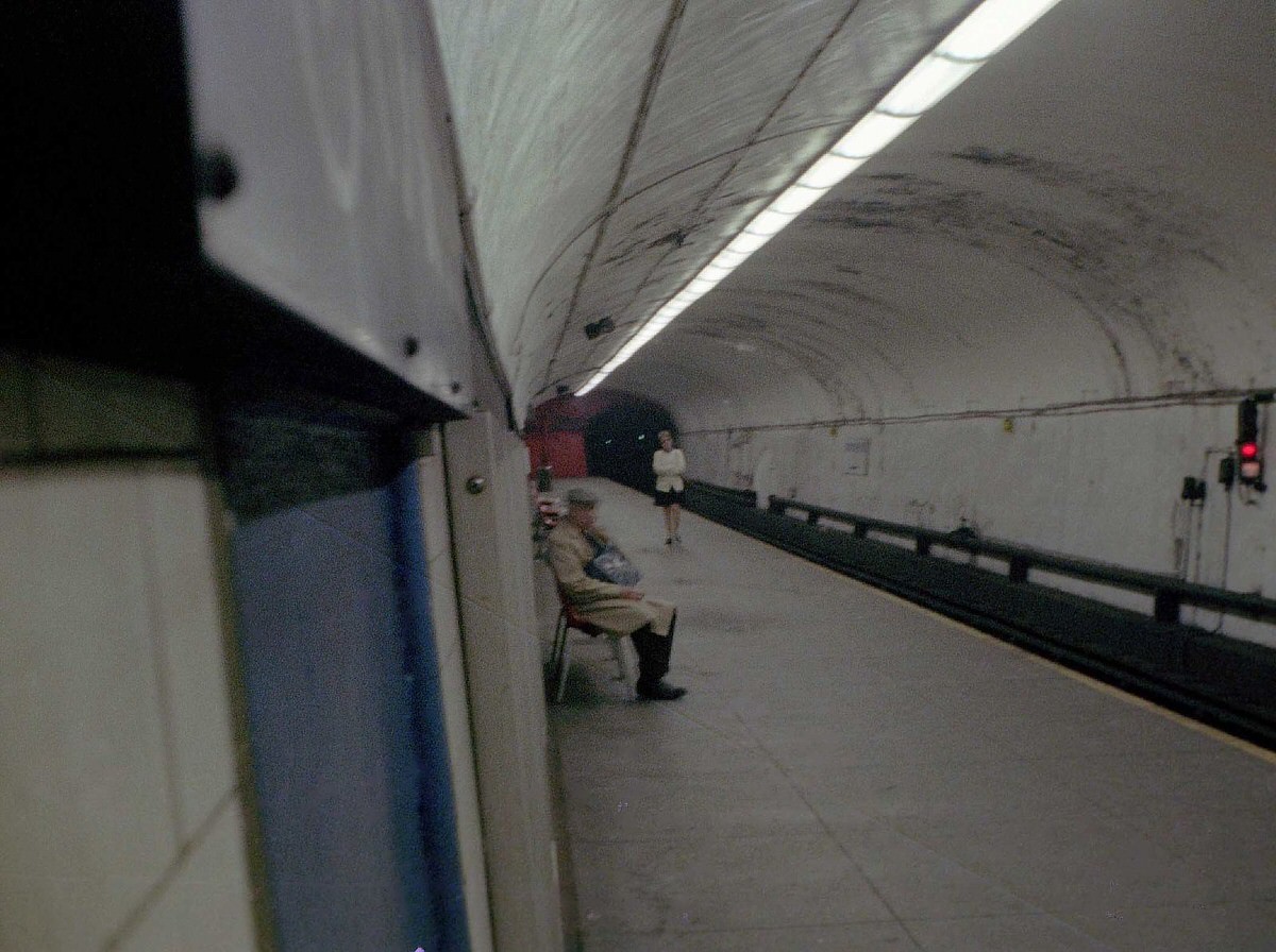 Exchange Place PATH station in Jersey City, 1975
