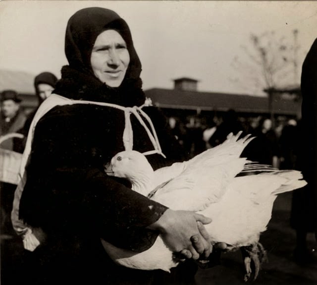 Woman with her family, Uzhorod, Carpathian Ruthenia, 1930s.