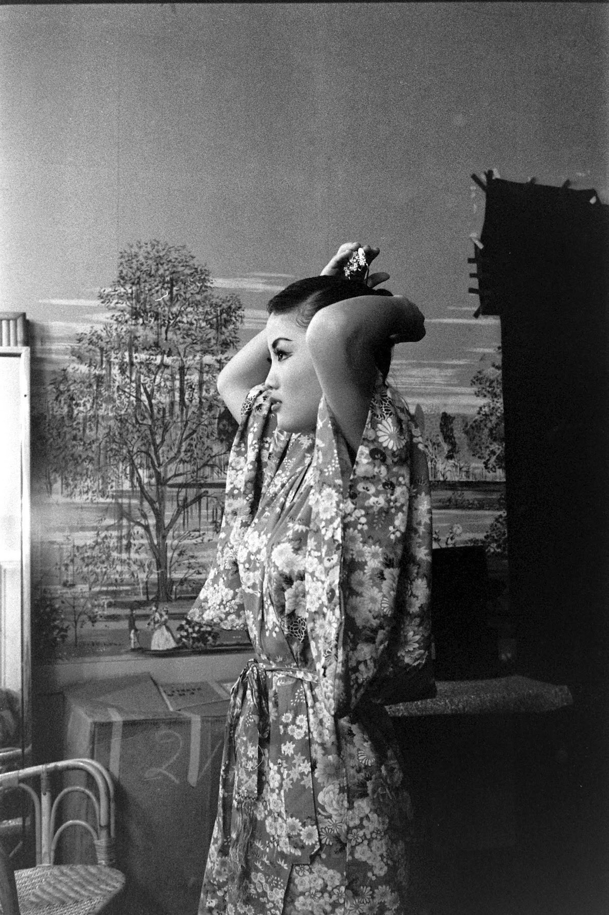 Mia of the Kim Sisters in Chicago, ,1960