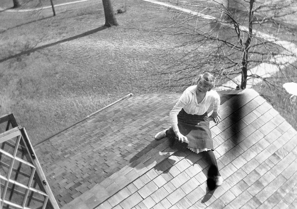 College Life in Lakewood, NJ (1914–1918): Vintage Photos of female Students from a Bygone Era