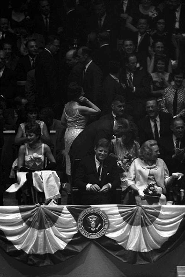 President John F. Kennedy at a Birthday Salute in his honor at Madison Square Garden, 1962