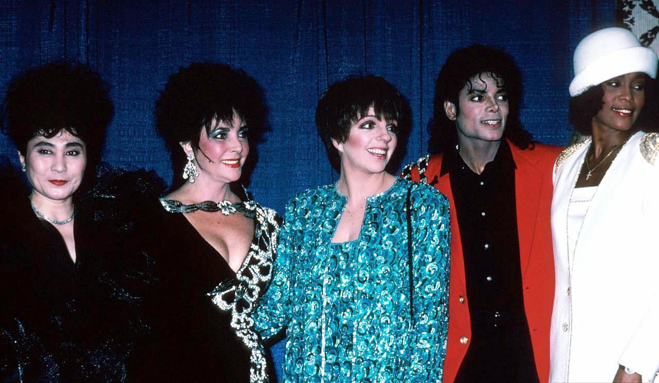 Yoko Ono, Elizabeth Taylor, Liza Minnelli, Michael Jackson and Whitney Houston
