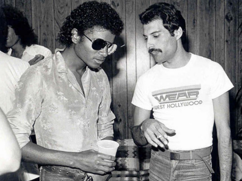 Michael Jackson and Freddie Mercury