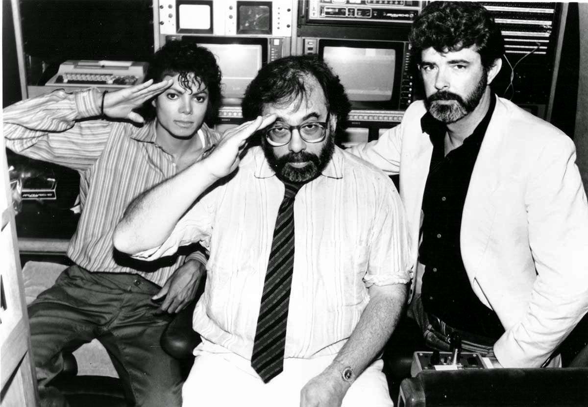Michael Jackson, Francis Ford Coppola and George Lucas