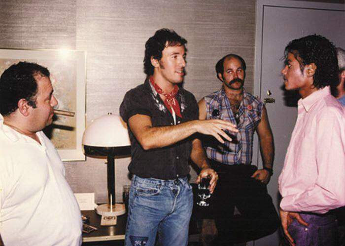 Bruce Springsteen and Michael Jackson