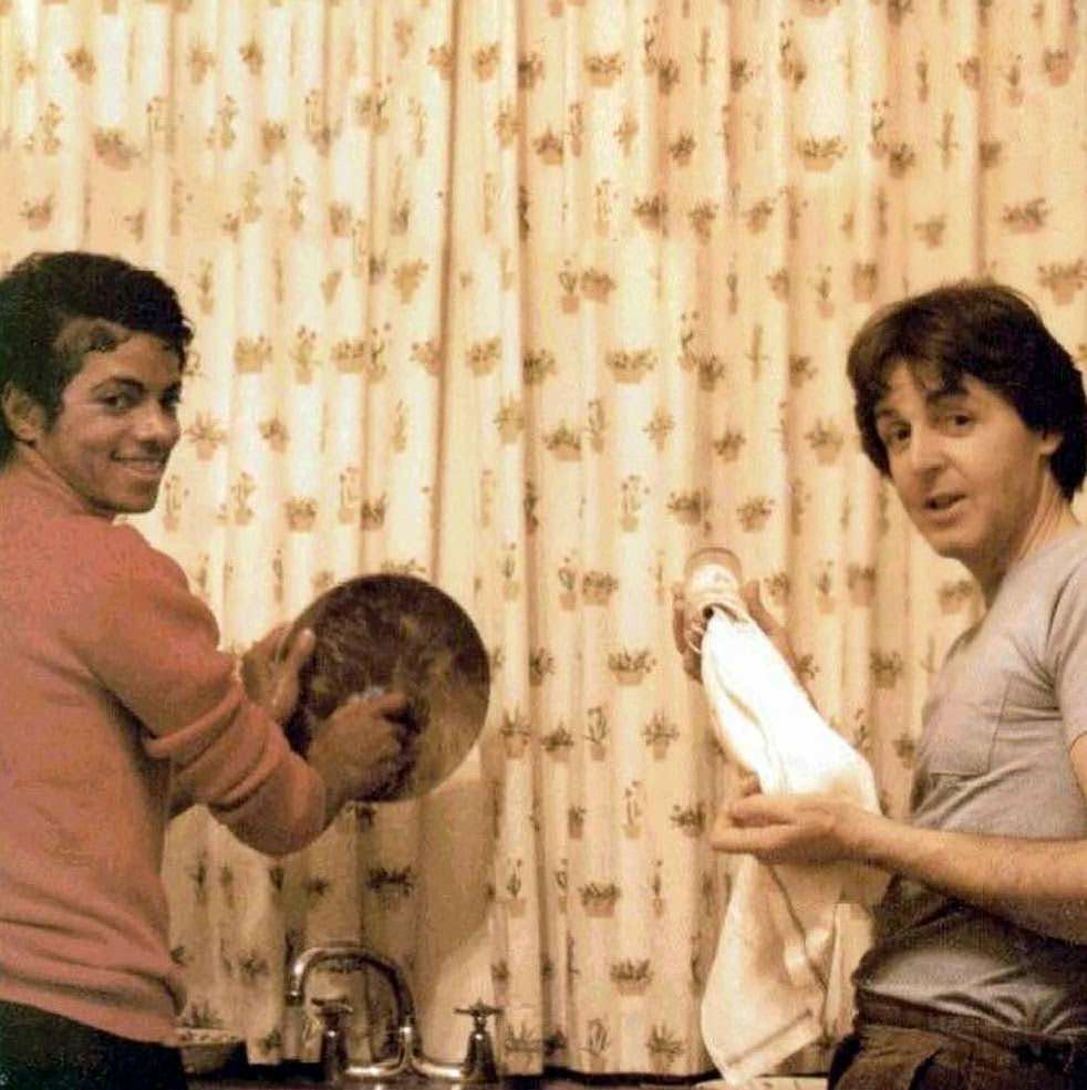 with Paul McCartney
